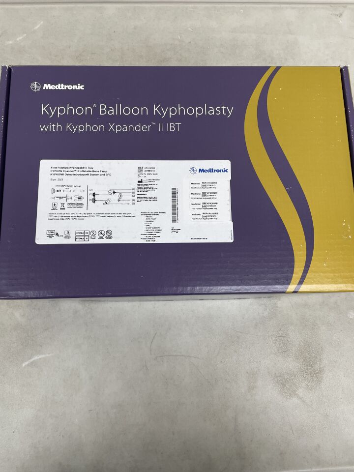 KPX203RB - MEDTRONIC - First Fracture Kyphopak II Tray , Xpander Inflatable Bone Tamp, Osteo Introducer System and BFD - Size 20/3, (BX/1) - ( Expiry Date: 2025-11-30 )
