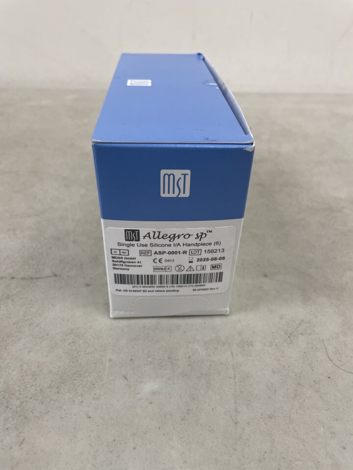 ASP-0001-R - MST - Allegro SP Silicone I/A Handpiece 2.2-2.6mm, (BX/6) - ( Expiry Date: 2025-10-12 )