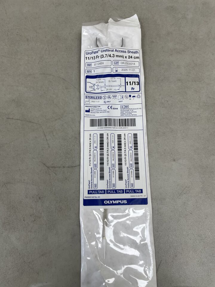 61124BX - OLYMPUS - UroPass Ureteral Access Sheath 11/13F x 24cm, (EA) - ( Expiry Date: 2026-03-31 )