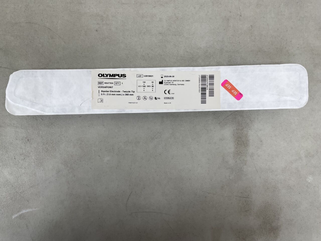 WA47782A - OLYMPUS - Versapoint Electrode, Twizzle Tip 5F, (EA) - ( Expiry Date: 2025-12-31 )