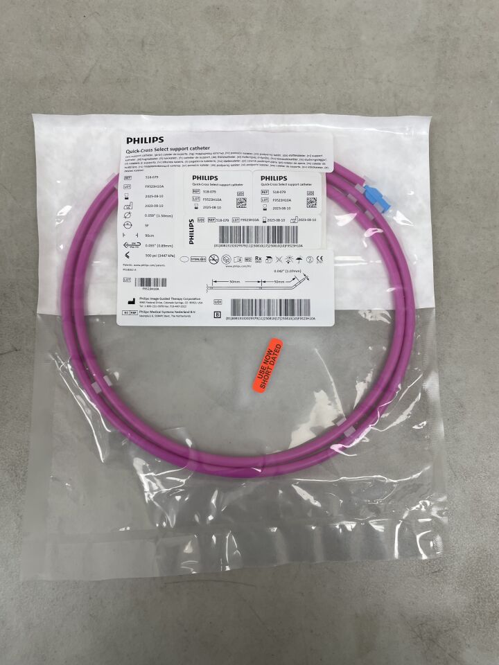 518-079 - PHILIPS - Quick-Cross 0.035" Select Support Catheter 3.2F x 90cm, (EA) - ( Expiry Date: 2025-09-18 )