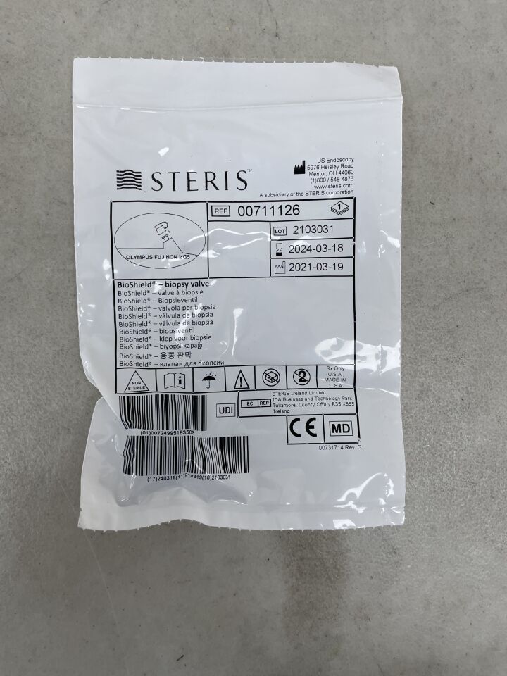 711126 - STERIS - BioShield Biopsy Valve, (EA) - ( Expiry Date: 2025-08-02 )
