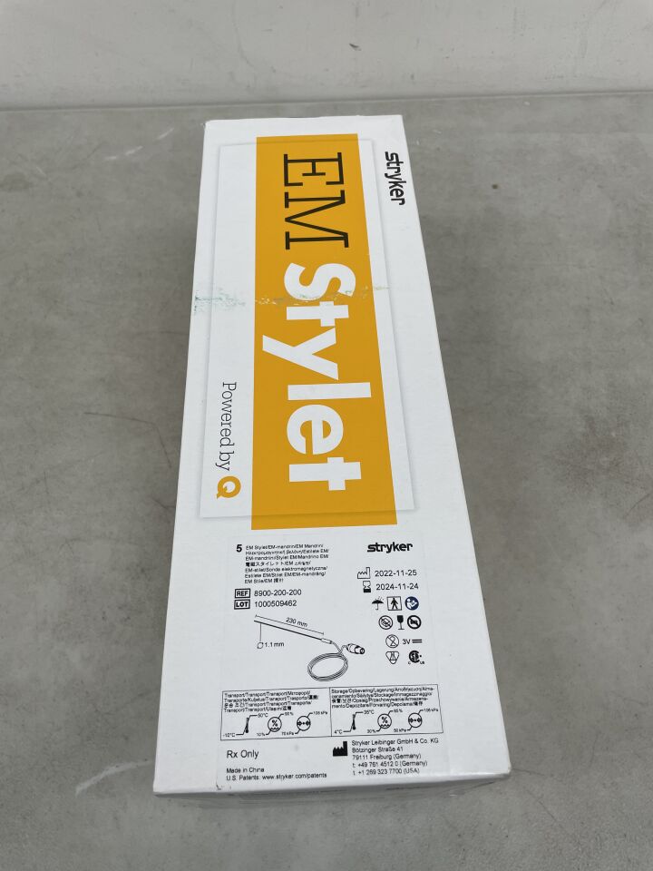 8900-200-200 - STRYKER - EM Stylet, 1.1 x 230mm, (BX/5) - ( Expiry Date: 2025-12-31 )