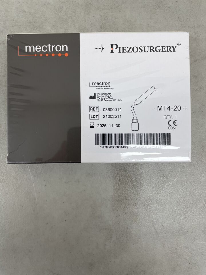 3600014 - MECTRON - PIEZOSURGERY Osteotomy Microsaw MT4-20+, (BX/1) - ( Expiry Date: 2026-11-30 )