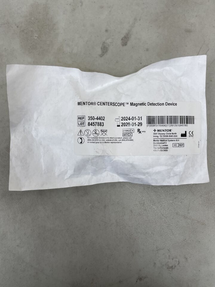 350-4402 - MENTOR - CENTERSCOPE Magnetic Detection Device, (EA) - ( Expiry Date: 2029-01-29 )