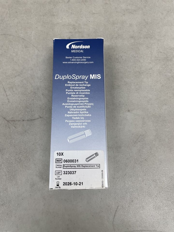 600031 - MICROMEDICS - DUPLOSPRAY REPLACEMENT TIPS (Tip Alignment Tool with 2 Spray Tips per pouch), (BX/10) - ( Expiry Date: 2026-10-21 )