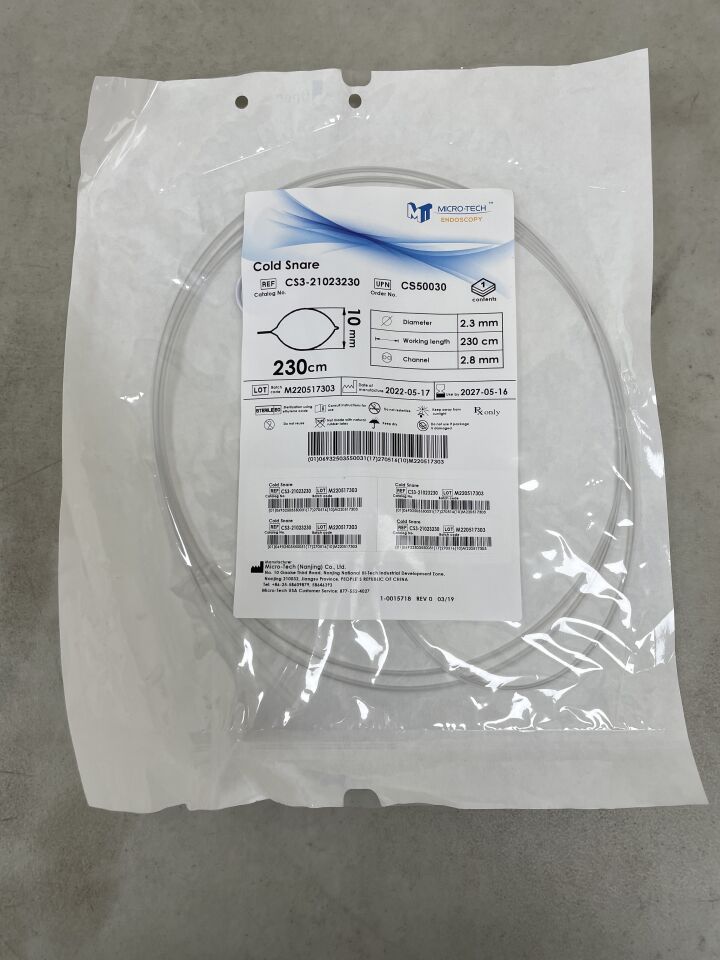 CS3-21023230 - MICRO-TECH - Cold Snare, Oval Loop 10mm x 230cm, () - ( Expiry Date: 2027-05-16 )