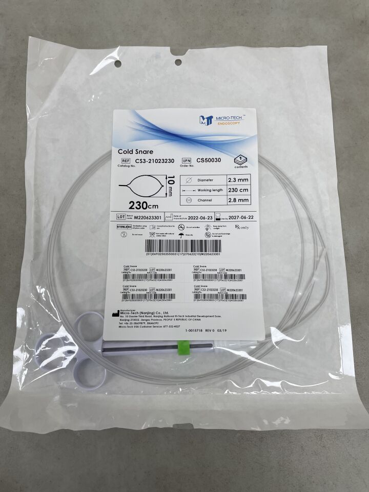 CS3-21023230 - MICRO-TECH - Cold Snare, Oval Loop 10mm x 230cm, (EA) - ( Expiry Date: 2027-06-22 )