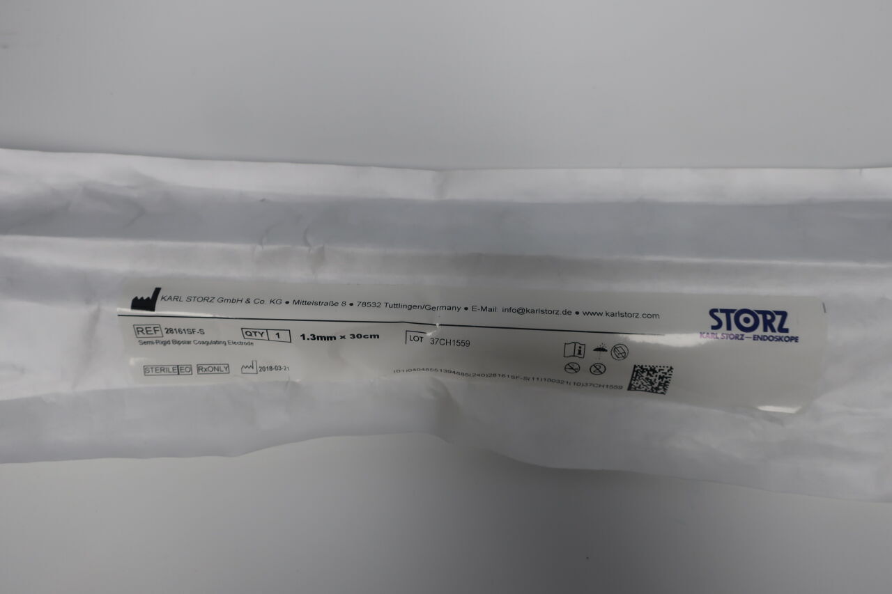 28161SF-S - KARL STORZ - bipolar electrode, 1.3mm, sterile, (EA) - ( Expiry Date: N/A )