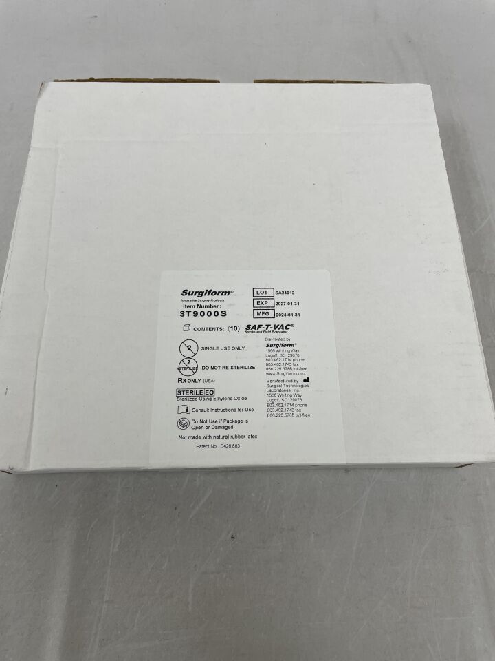 ST9000S - SURGIFORM - Saf-T-Vac Smoke and Fluid Evacuator , (BX/10) - ( Expiry Date: 2027-01-31 )