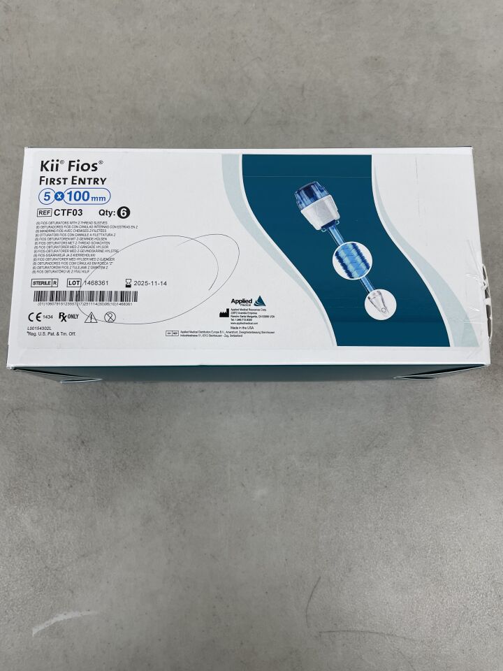 CTF03 - APPLIED MEDICAL RESOURCES - Kii Fios First Entry 5x100MM, (BX/6) - ( Expiry Date: 2025-11-14 )