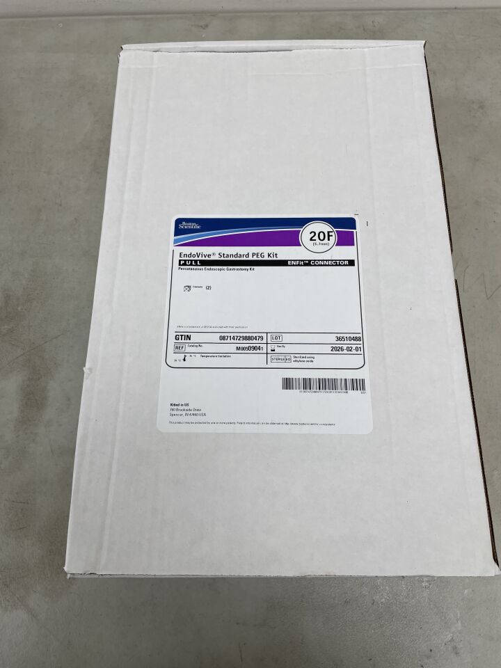 0904 - BOSTON SCIENTIFIC - EndoVive Standard PEG Kit Percutaneous Endoscopic Gastrostomy Kit ENFit, (BX/2) - ( Expiry Date: 2026-02-01 )
