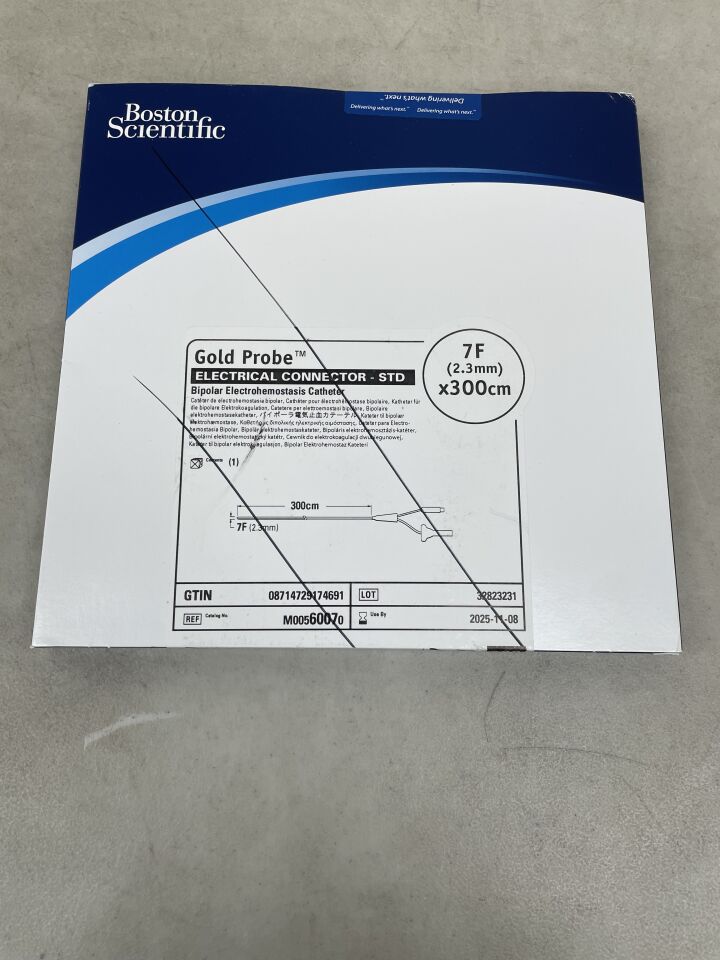 6007 - BOSTON SCIENTIFIC - Gold Probe Bipolar Electrohemostasis Catheter, 7 Fr OD x 300 cm Length, (BX/1) - ( Expiry Date: 2025-11-08 )