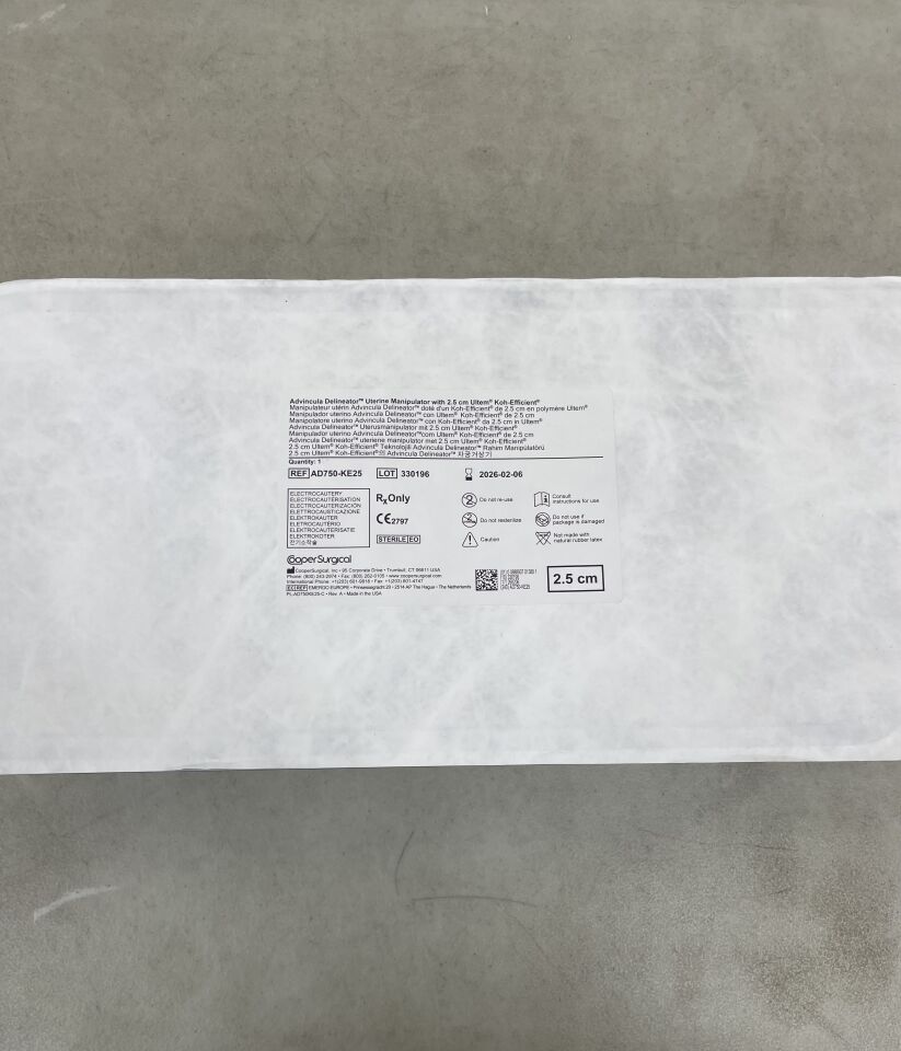 AD750-KE25 - COOPER SURGICAL - Advincula Delineator Uterine Manipulator, 2.5 cm Ultem Koh-Efficient, (EA) - ( Expiry Date: 2026-02-06 )