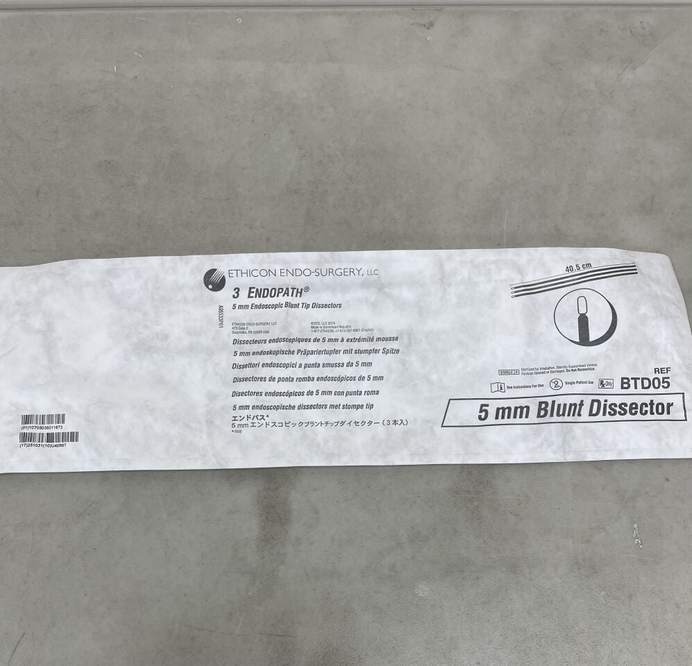 BTD05 - ETHICON - Endopath Straight Dissector, 5mm, (EA) - ( Expiry Date: 2025-10-31 )
