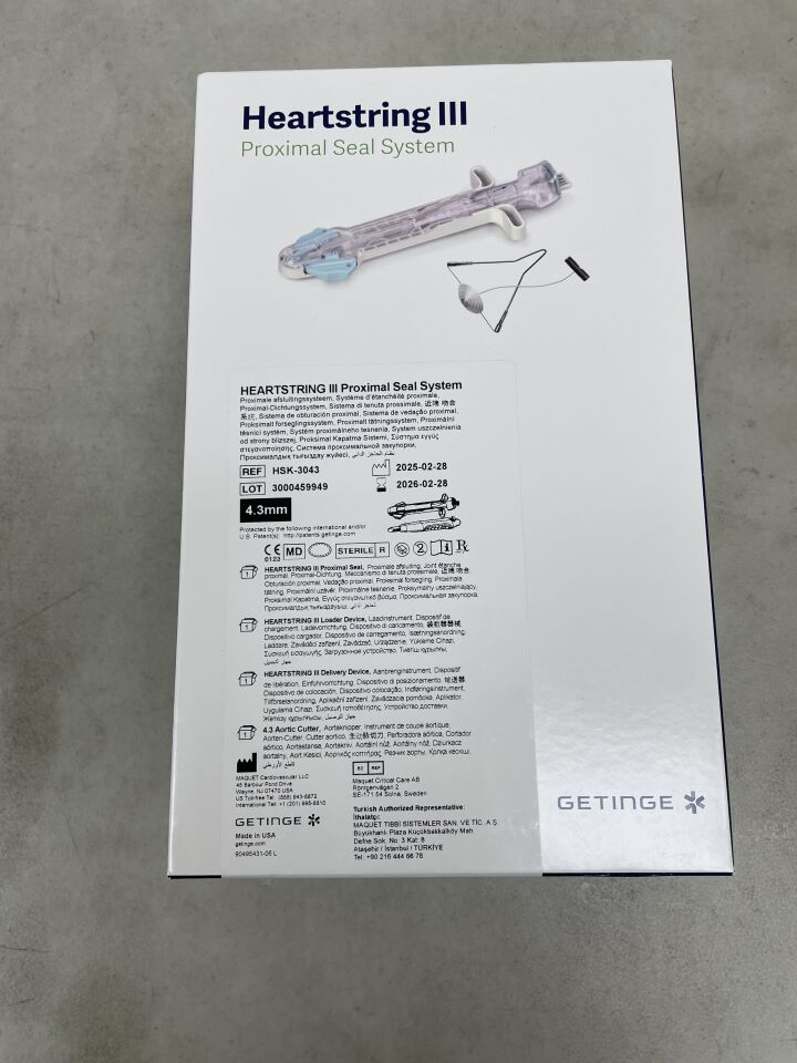 HSK-3043 - MAQUET - Heartstring III PROXIMAL SEAL System 4.3MM, (BX/1) - ( Expiry Date: 2026-02-28 )