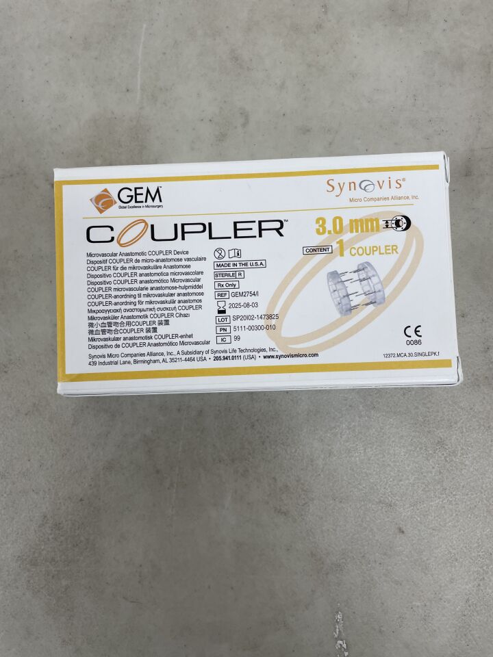 GEM2754 I - SYNOVIS - GEM Coupler, 3.0mm, (BX/1) - ( Expiry Date: 2025-08-03 )