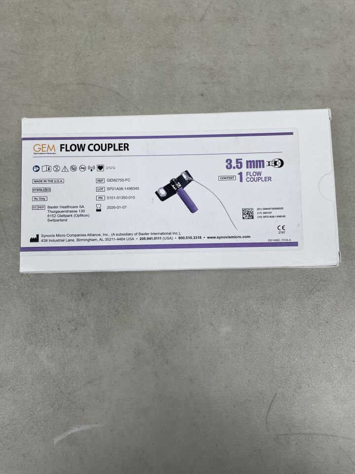 GEM2755 FC - SYNOVIS - gem flowcoupler, 3.5mm, (BX/1) - ( Expiry Date: 2026-01-07 )