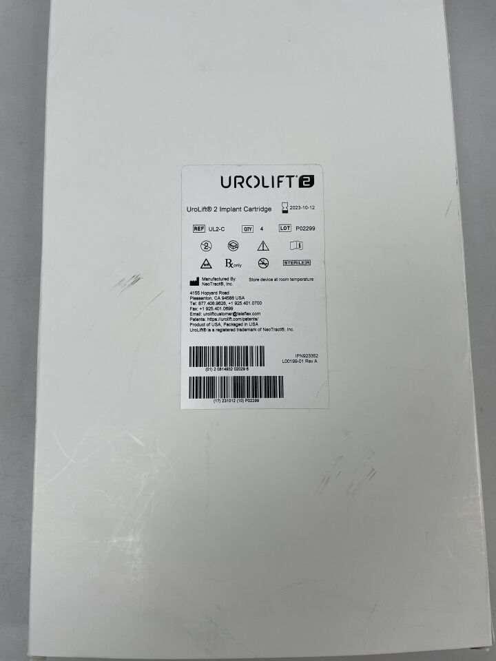 UL2-C - TELEFLEX - UroLift 2 Implant Cartridge, (BX/4) - ( Expiry Date: 2025-08-02 )