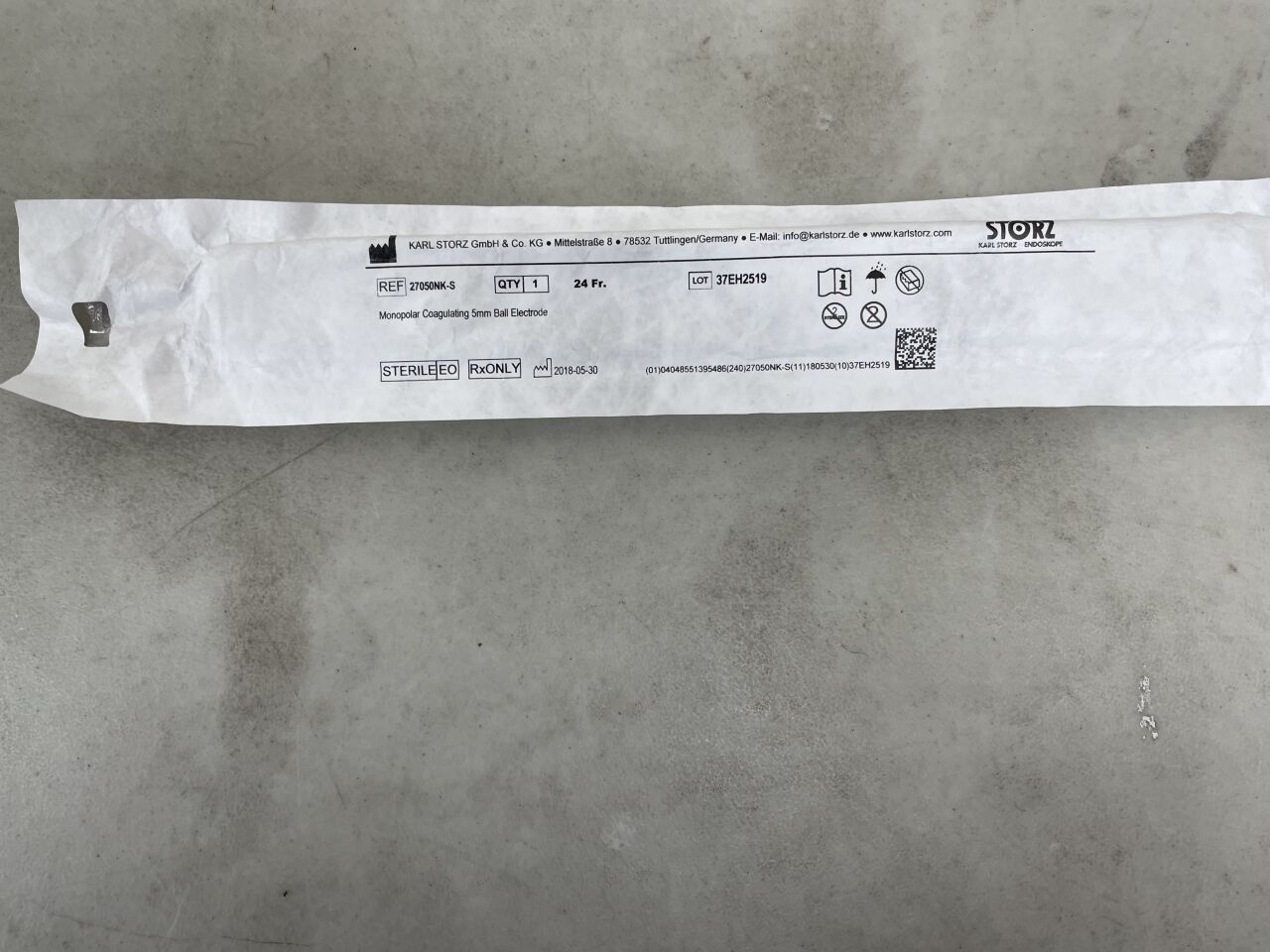 27050NK-S - STORZ - Distal Tip Coagulating Ball Electrode, 5 mm dia., (EA) - ( Expiry Date: 2099-12-31 )