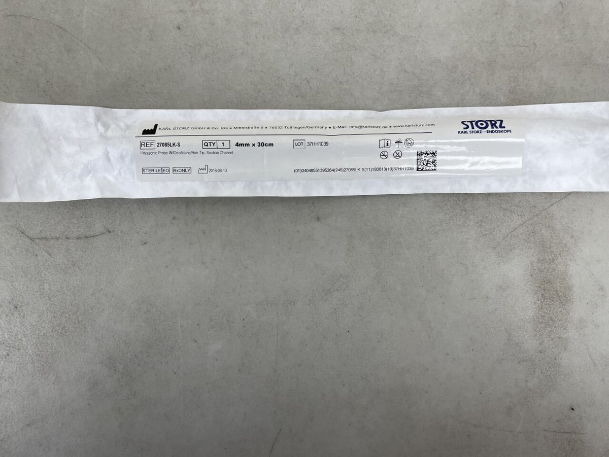 27085LK-S - STORZ - Ultrasonic Lithotripsy Probe 4 x 300mm Oscillating Burr Tip For Sale, (EA)