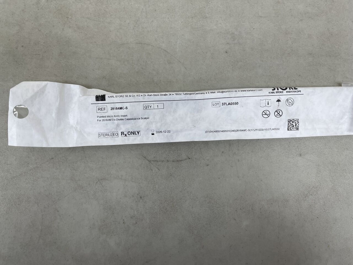 28164MC-S - STORZ - Pointed Micro Knife Insert For De Divitiis-Cappabianca Scalpel, (EA)