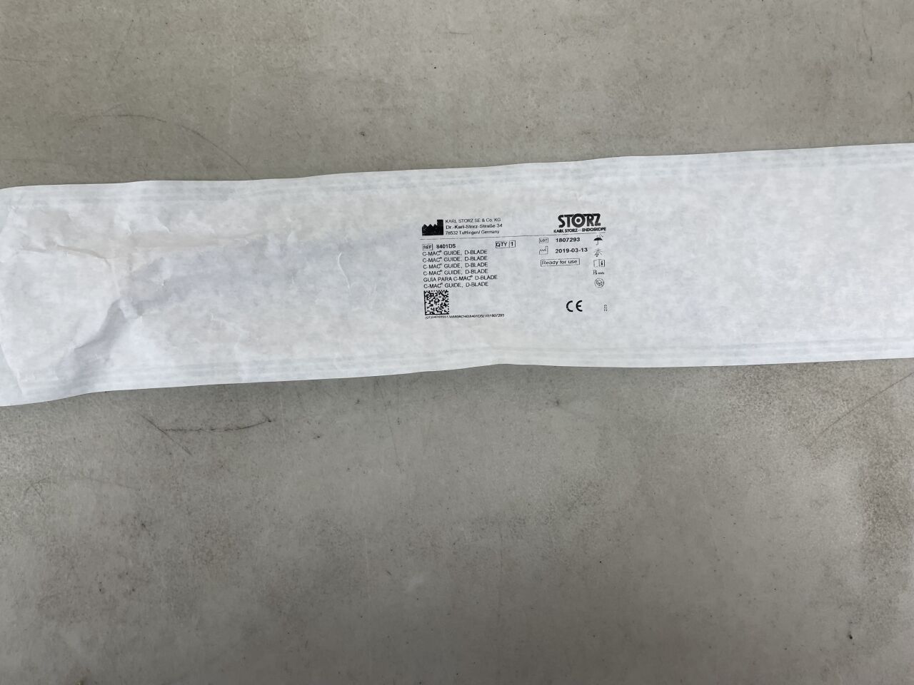 8401DS - STORZ - C-MAC Guide, D-Blade, (EA) - ( Expiry Date: 2099-12-31 )