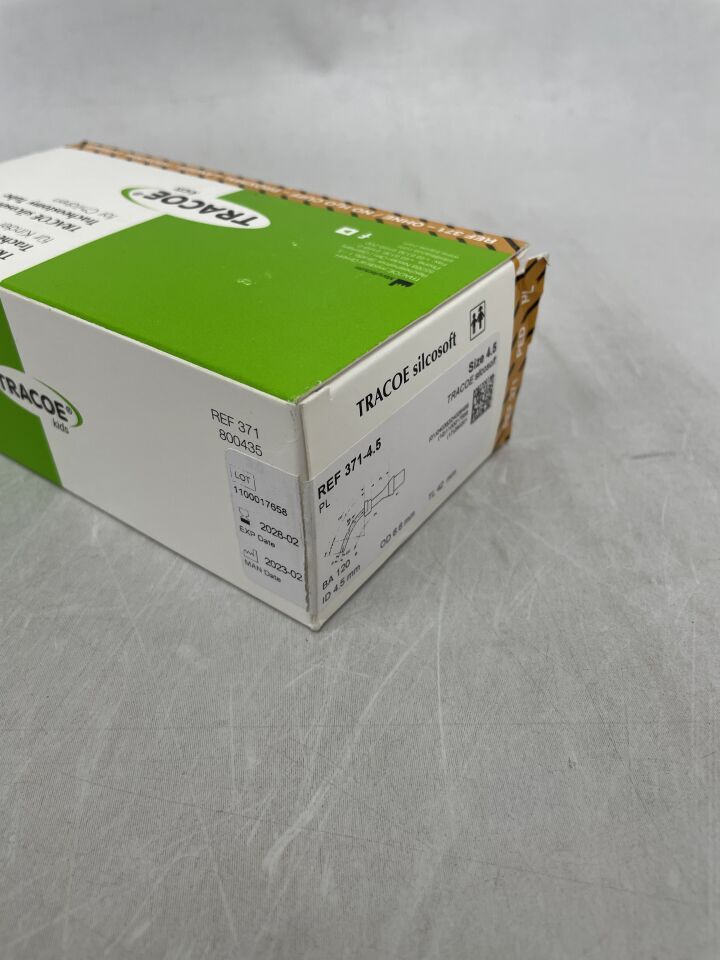 371-4.5 - TRACOE - Silcosoft Tracheostomy Tube for Children, Size 4.5
, (BX/1) - ( Expiry Date: 2028-02-01 )
