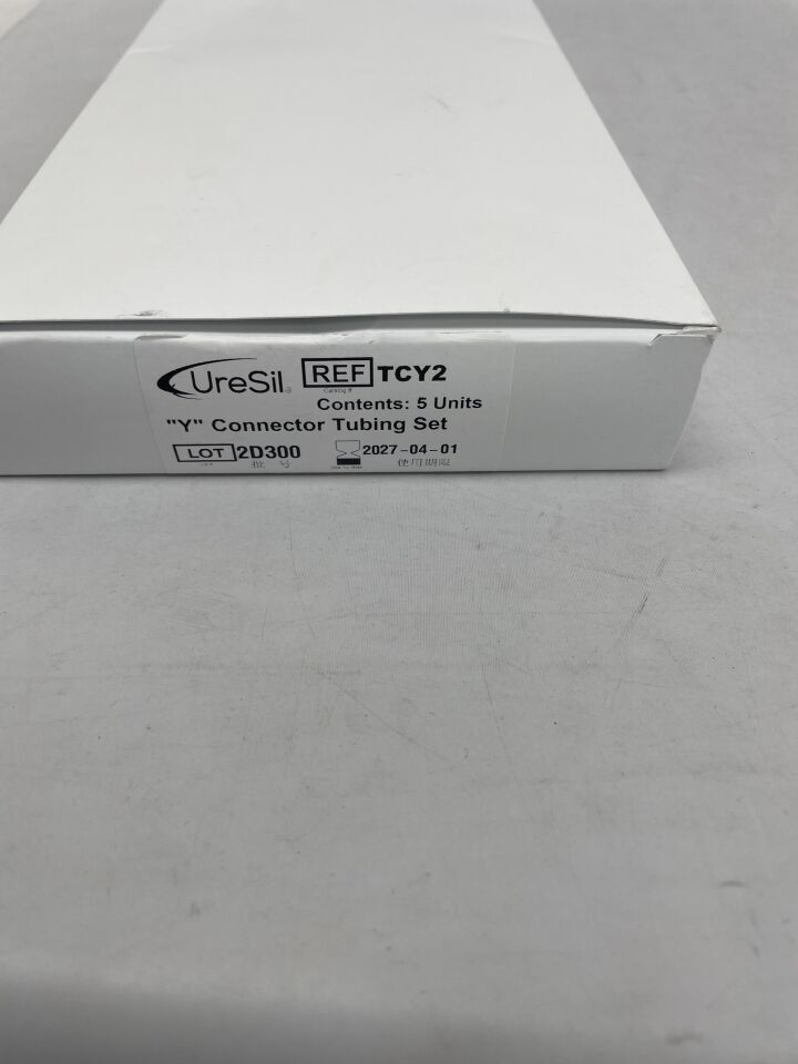 TCY2 - URESIL - Y Connector Tubing Set For BILATERAL DRAINAGE, (BX/5) - ( Expiry Date: 2027-04-01 )