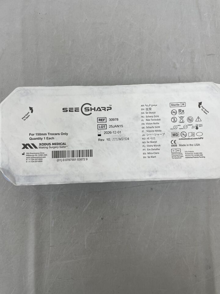 30978 - XODUS MEDICAL - The See Sharp (For 150mm Trocars ONLY) , ( EA ) - ( Expiry Date : 2026-12-01 )