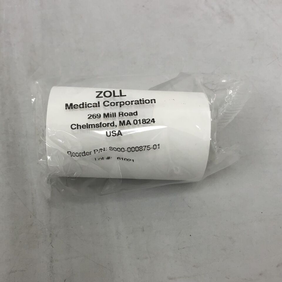 8000-000875-01 - ZOLL - paper, thermal, 80mm roll, (EA) - ( Expiry Date: 2099-01-01 )