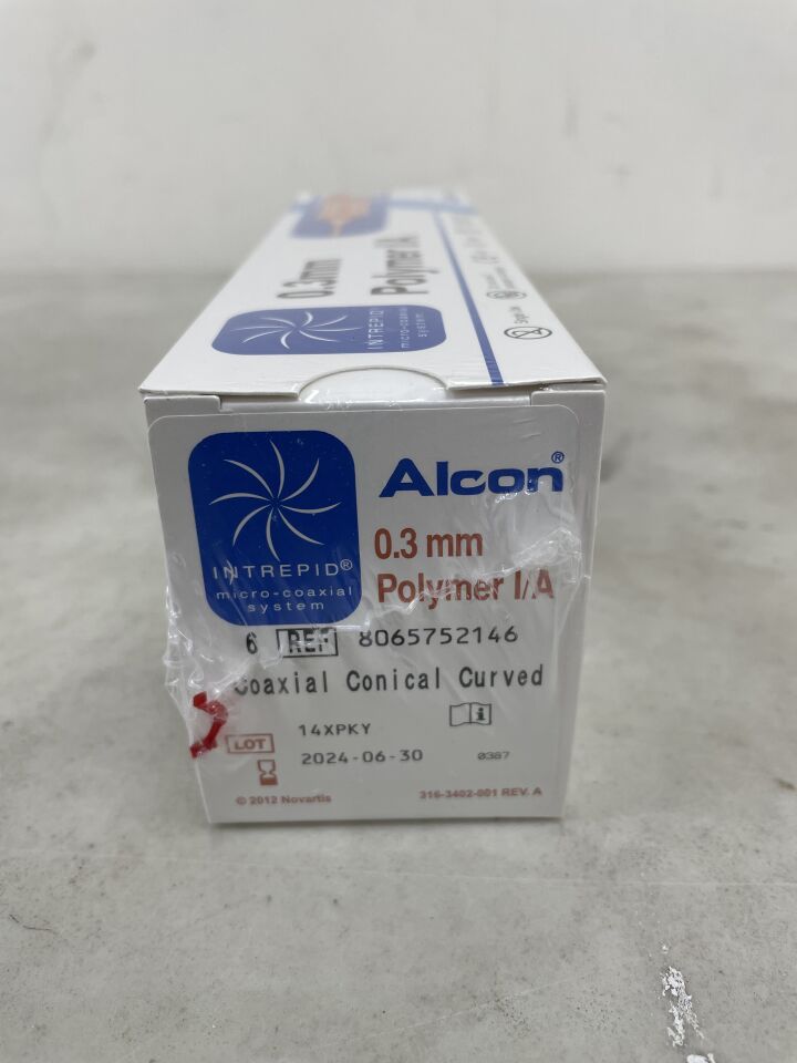 8065752146 - ALCON - Intrepid 0.3mm Polymer I/A, Conical Curved, (BX/6) - ( Expiry Date: 2024-06-30 )
