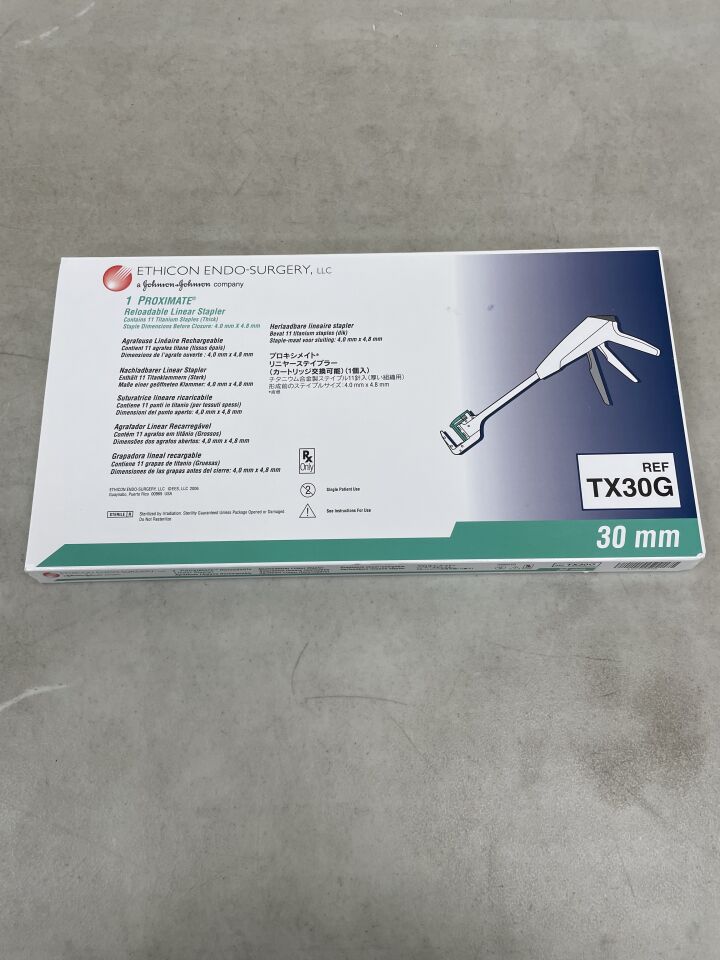 TX30G - ETHICON - Proximate Linear Stapler with Green Reload, 30 mm Size, (BX/1) - ( Expiry Date: 2025-12-31 )