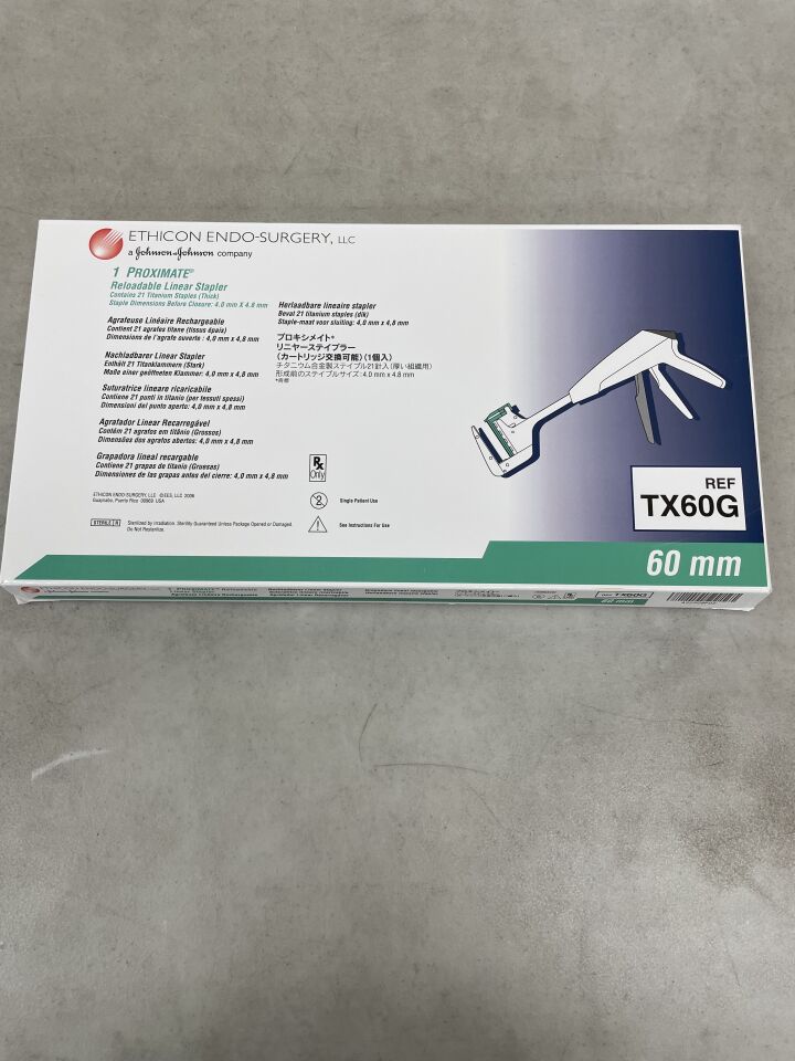 TX60G - ETHICON - Proximate Linear Stapler with Gold Reload, (BX/1) - ( Expiry Date: 2024-11-30 )