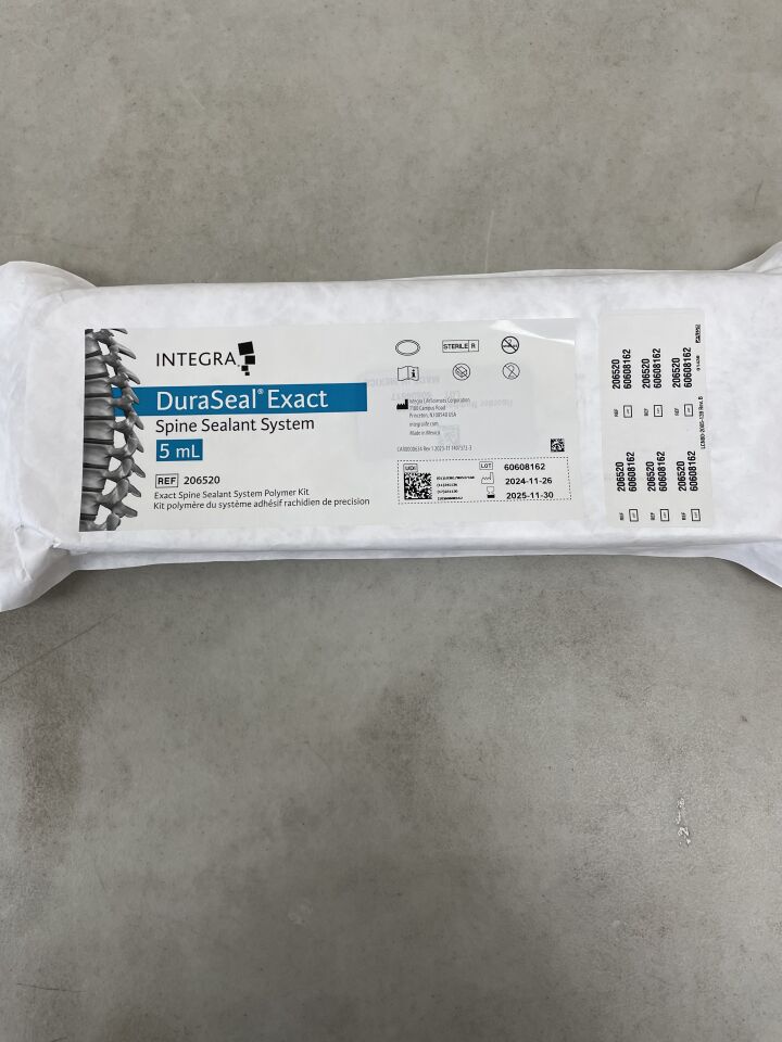 206520 - INTEGRA - DuraSeal Exact Spine Sealant System 5ml, (EA) - ( Expiry Date: 2025-11-30 )