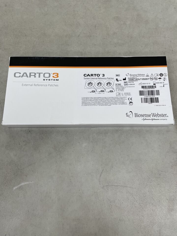 CREFP6 - BIOSENSE WEBSTER - carto 3 system external reference patches - 100mm, (BX/6) - ( Expiry Date: 2025-06-10 )