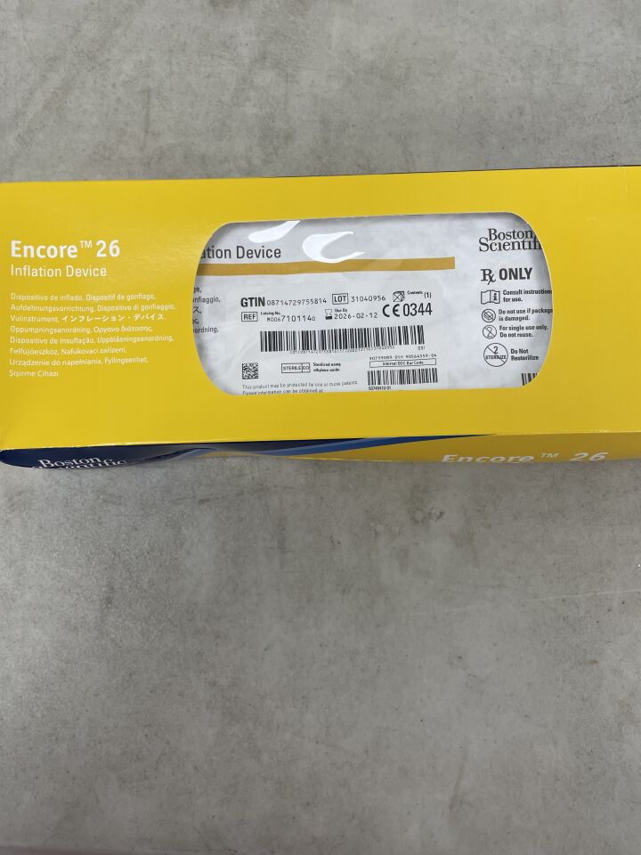 710114 - BOSTON SCIENTIFIC - encore 26 inflation device , (BX/1) - ( Expiry Date: 2026-02-12 )
