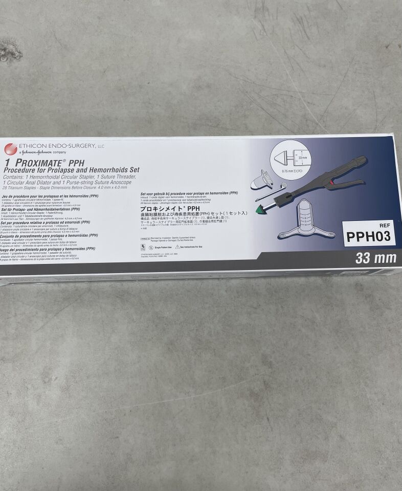 PPH03 - ETHICON - Proximate PPH Hemorrhoidal Circular Stapler Set, (BX/1) - ( Expiry Date: 2025-10-31 )