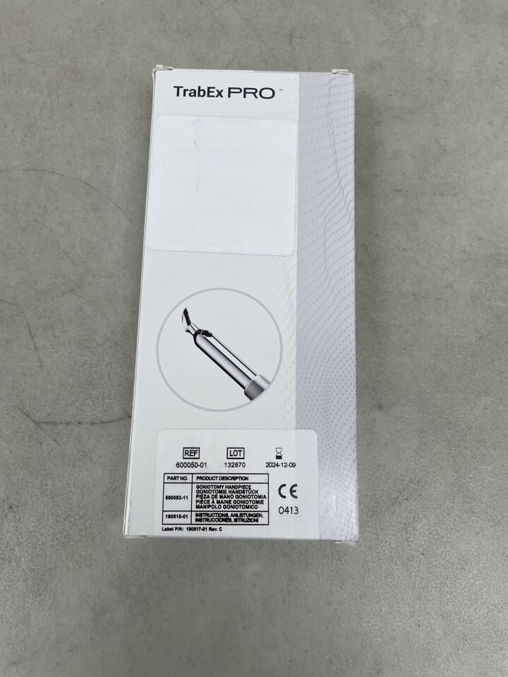 600050-01 - MST - Irrigating Goniectomy Handpiece, Ophthalmic Knife, Laser-Honed Serrated Blade, (BX/1) - ( Expiry Date: 2024-12-09 )