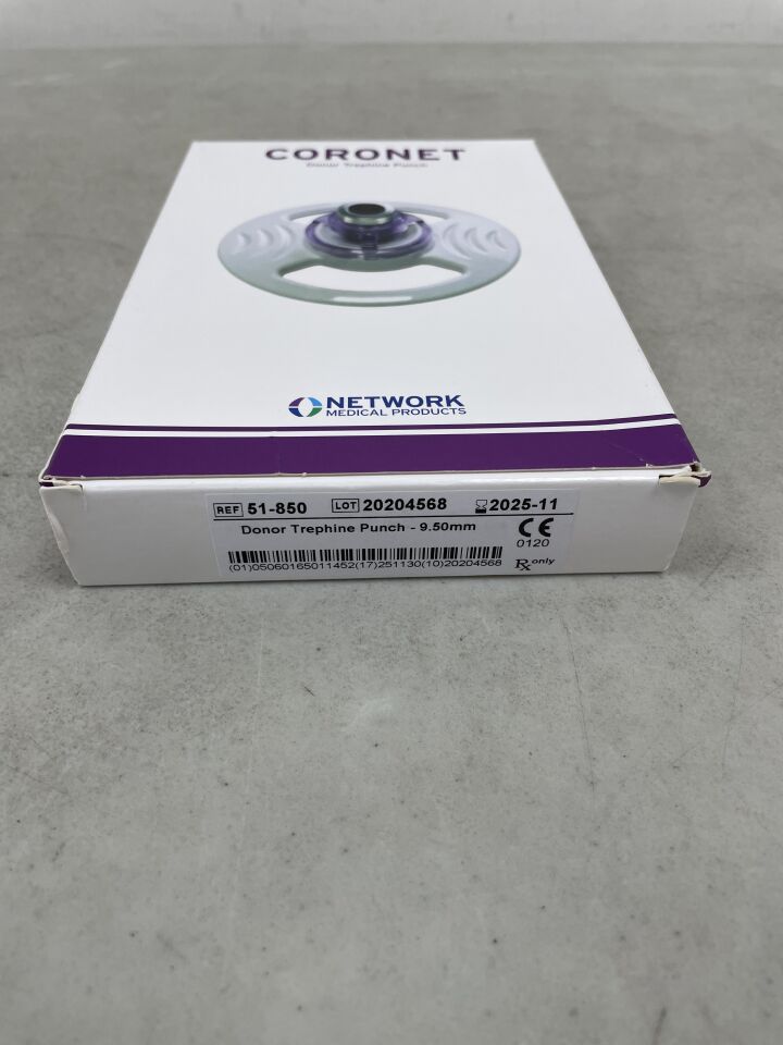 51-850-9.50 - NETWORK MEDICAL PRODUCTS - CORONET Donor Trephine Punch 9.50mm, (BX/1) - ( Expiry Date: 2025-11-30 )