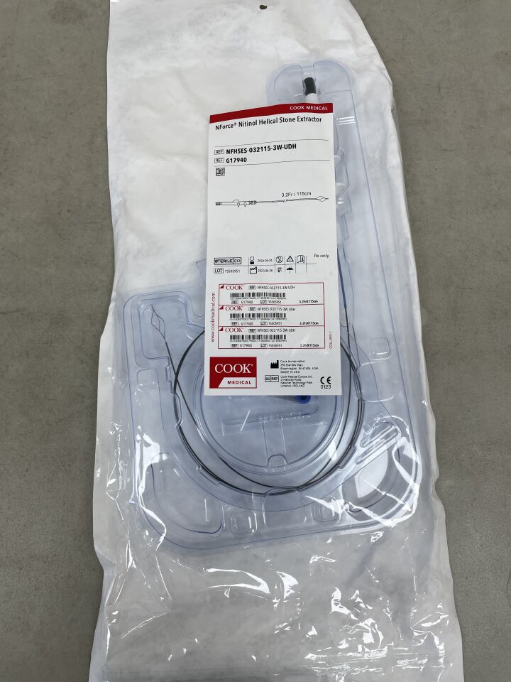 G17940 - COOK - NForce, Nitinol Helical Stone Extractor, 3.2FR X 115CM, (EA) - ( Expiry Date: 2026-06-26 )