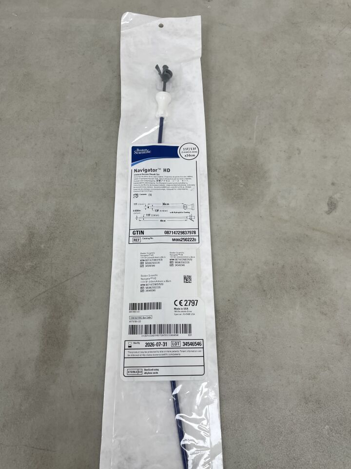 250222 - BOSTON SCIENTIFIC - Navigator HD Ureteral Access Sheath Set 11F/13F x 36cm, (EA) - ( Expiry Date: 2026-07-31 )