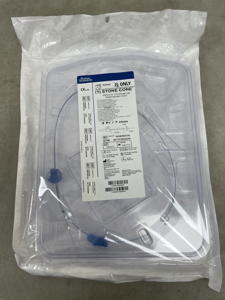 390310 - BOSTON SCIENTIFIC - Stone Cone Nitinol Urological Retrieval Coil - 3Fr x 7mm, (EA) - ( Expiry Date: 2026-07-03 )