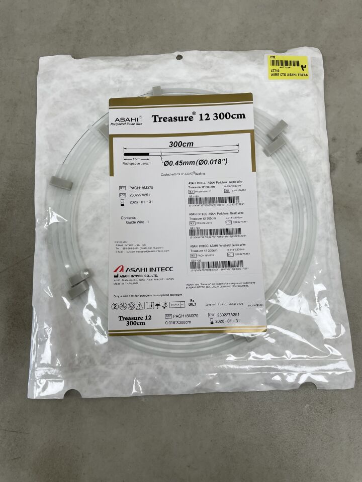 PAGH18M370 - ASAHI - Peripheral Guide Wire 0.018''x300CM , (EA) - ( Expiry Date: 2026-01-31 )