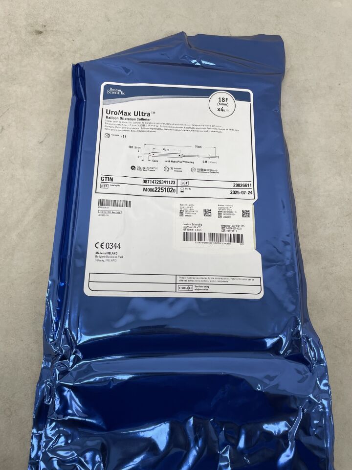 225102 - BOSTON SCIENTIFIC - UroMax Ultra Balloon Dilatation Catheter - HydroPlus Coating - 18Fr x 4cm, (EA) - ( Expiry Date: 2025-07-24 )