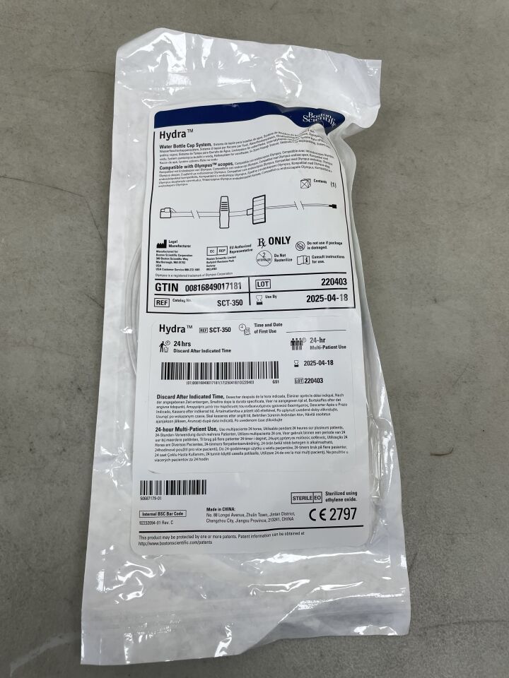 SCT-350 - BOSTON SCIENTIFIC - Hydra Water Bottle Cap System, (EA) - ( Expiry Date: 2025-04-18 )