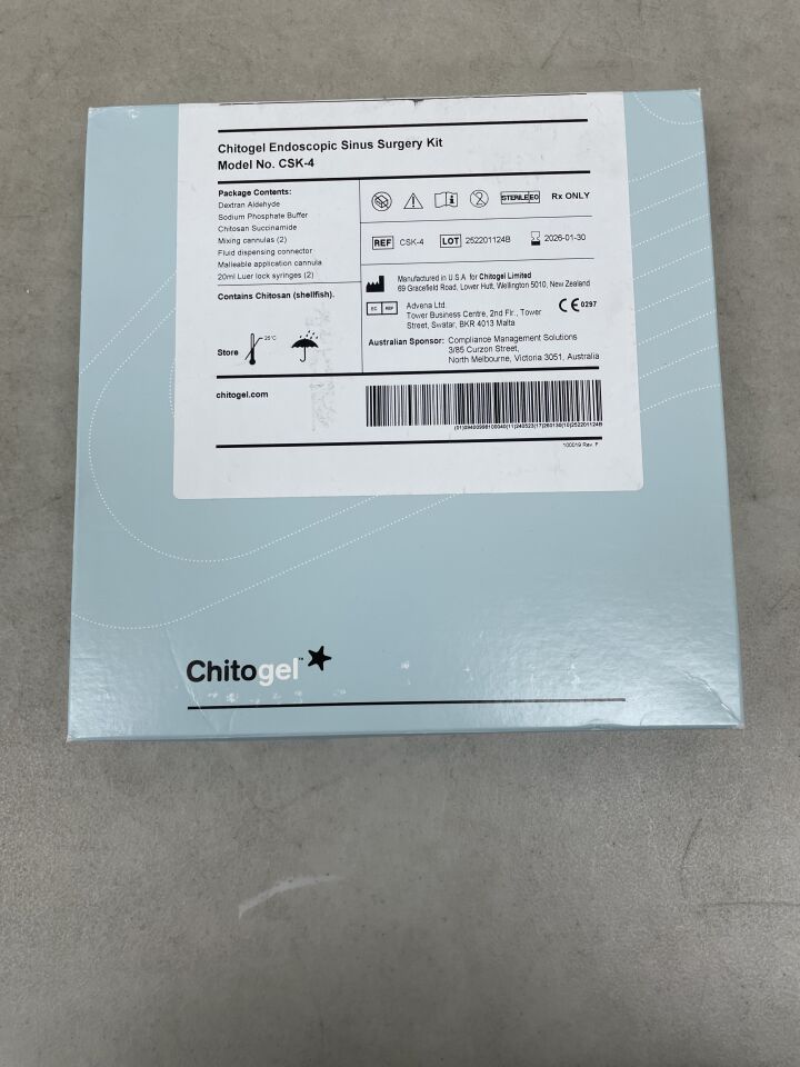 CSK-4 - CHITOGEL - Endoscopic Sinus Surgery Kit, (BX/1) - ( Expiry Date: 2026-01-30 )