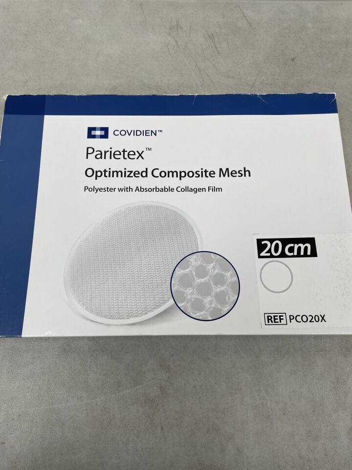 PCO20X - COVIDIEN - Parietex Optimized Composite Mesh: 20cm Round, (BX/1) - ( Expiry Date: 2025-11-30 )