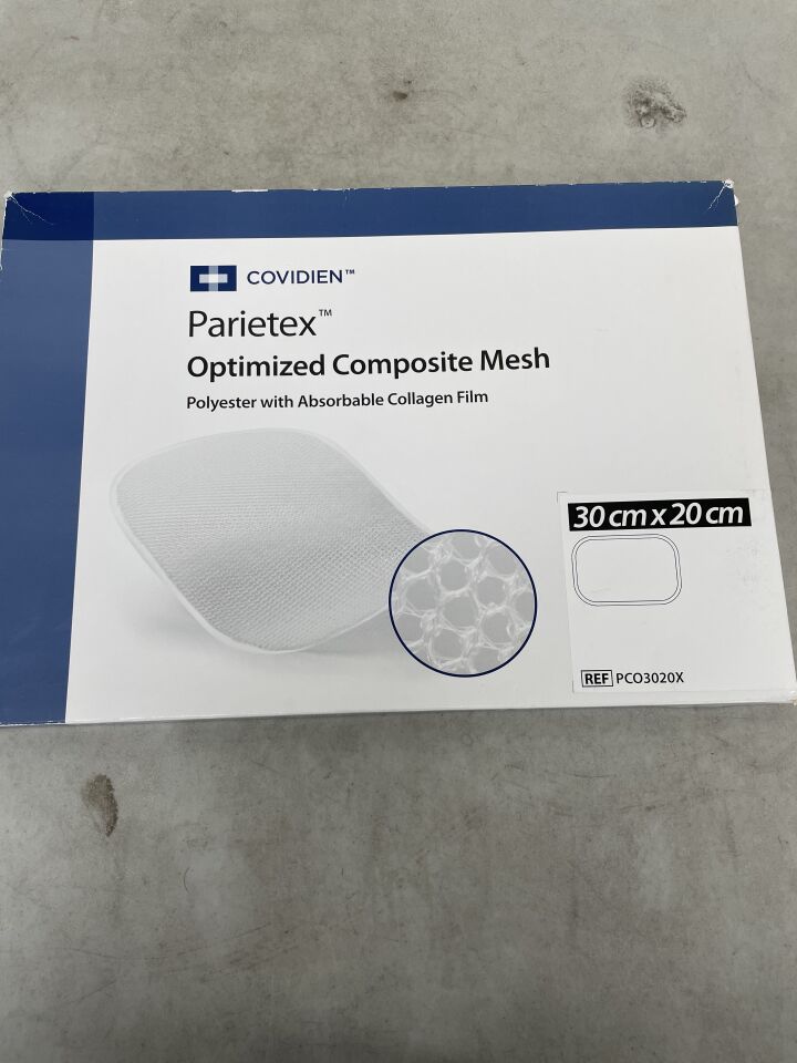 PCO3020X - COVIDIEN - Parietex Optimized Composite Mesh (PCO) 30x20cm , (BX/1) - ( Expiry Date: 2025-12-31 )