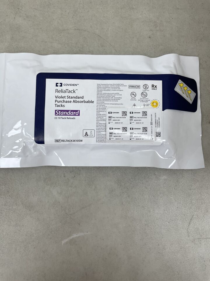RELTACK3X10SW - COVIDIEN - ReliaTack Articulating Reloadable Fixation Device With 30 Standard Purchase Absorbable Tack Reload, (EA) - ( Expiry Date: 2026-01-31 )